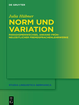 cover image of Norm und Variation